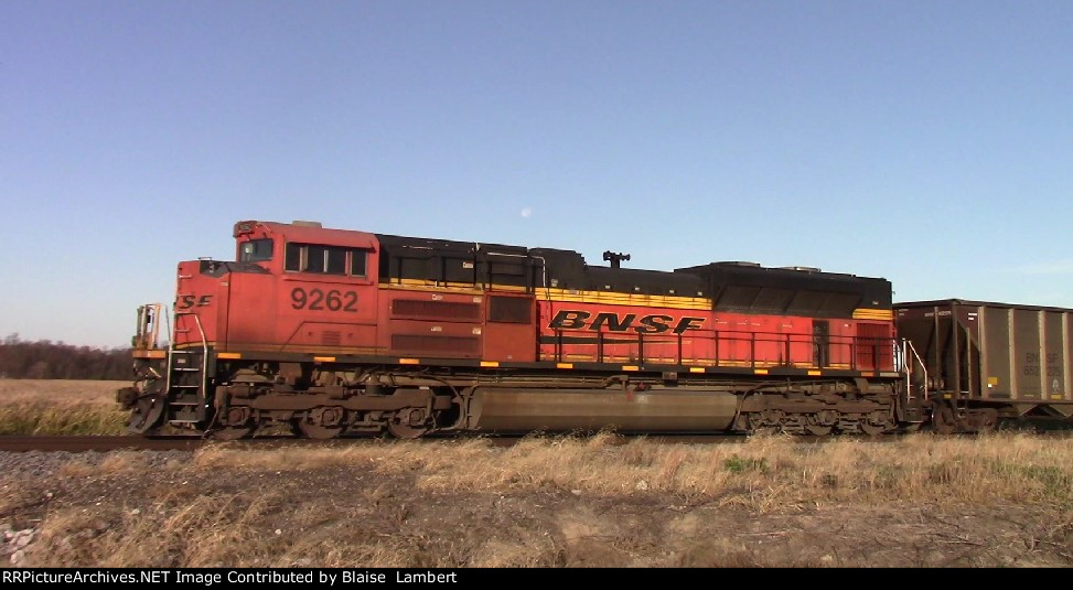 BNSF coal train DPU